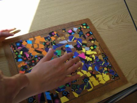 ucze oglda prace dzieci guchoniewidomych