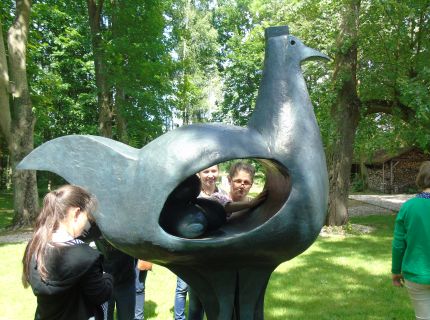 na wycieczce w Milanwku