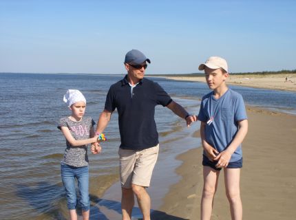 dzieci podczas pobytu w Sobieszewie